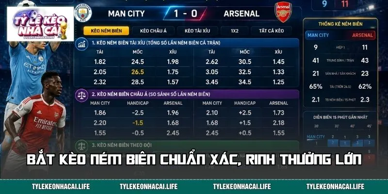 Bắt kèo ném biên chuẩn xác, rinh thưởng lớn